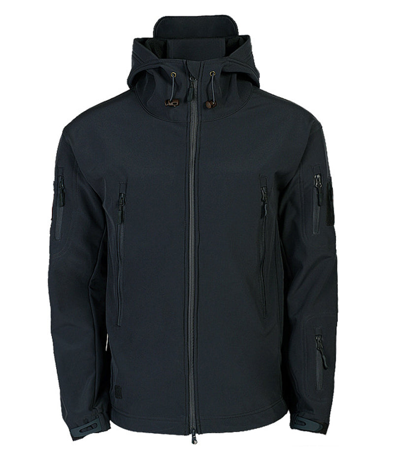 Soft Shell Jacket Men Windproof Hooded Jacket