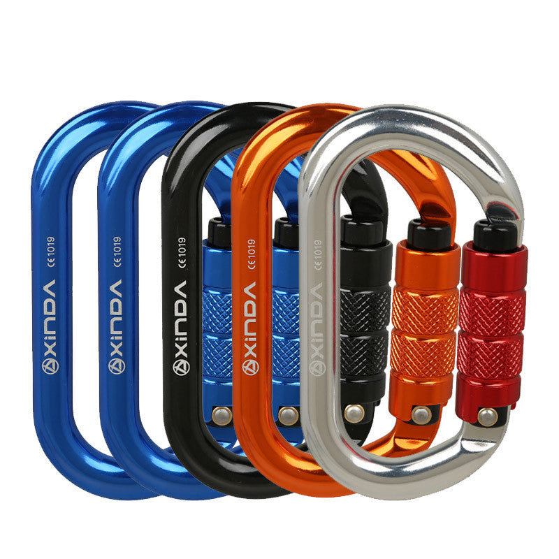 Rock Climbing Carabiner O-shaped Thread Lock