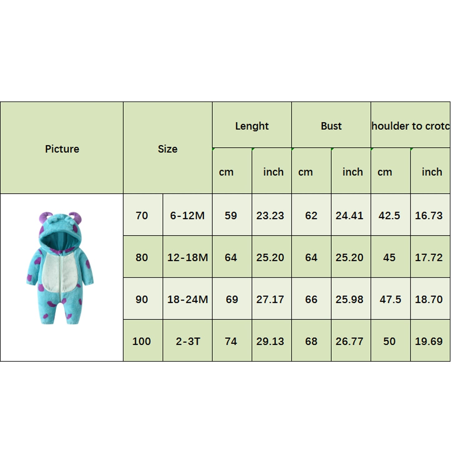 Toddler Baby Thicken Fleece Rompers Cartoon Animal Horn Hooded Jumpsuit Warm Kids Winter Outerwear Infant Playsuits Clothes